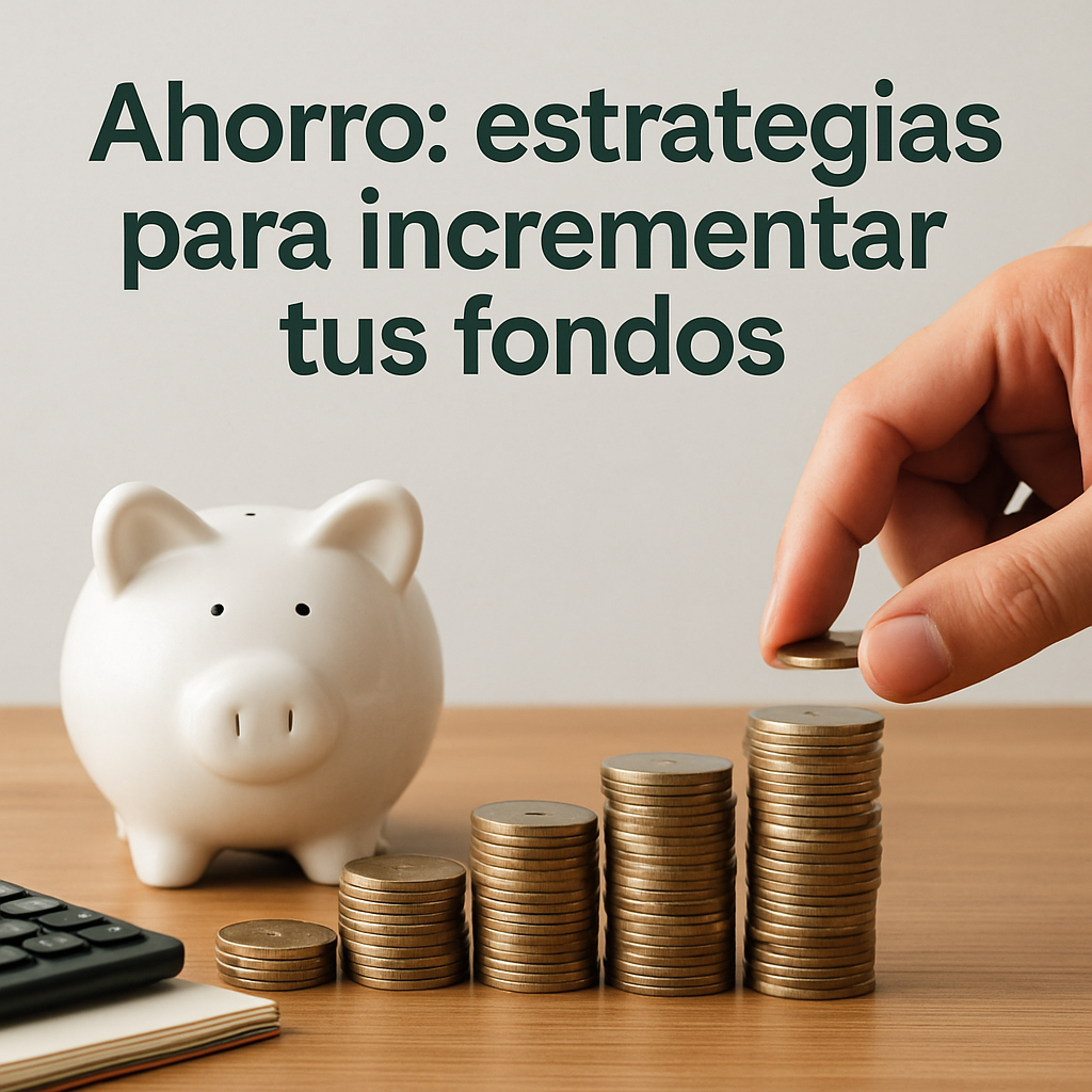 Ahorro: estrategias para incrementar tus fondos